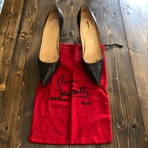 Christian Louboutin brown heels